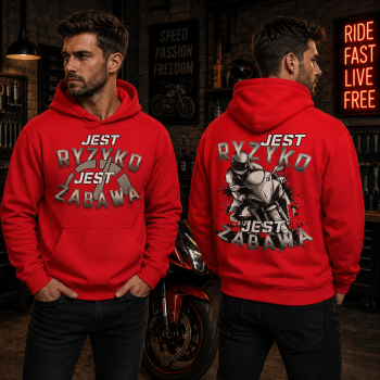 BLUZA Z KAPTUREM M8 JEST RYZYKO